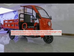 Manufacturer Direct 1.5m Electric Tricycle trycicle Passenger Long Endurance Sunroof Goods Transport Cargo Tricycles