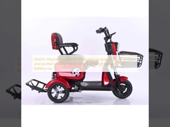 Xe ba bánh điện gia đình nhỏ và trẻ em và phụ nữ già đi du lịch xe hơi nhẹ bằng pin nhẹ