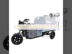 Three Wheel Sprinkler Truck Construction Công cụ xây dựng nhỏ Dự án Loại bỏ bụi đa năng