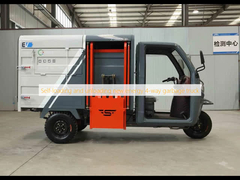 Tự tải và dỡ xe tải rác 4 chiều năng lượng mới