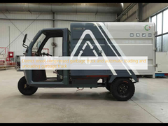 Xe tải rác nén đường phố quận và xe tải rác tự động nạp và dỡ