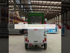 Chế độ vệ sinh đường phố điện nâng thủy lực xe tải rác