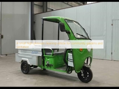 Một chiếc xe nhỏ làm sạch áp suất cao cho khu vườn cộng đồng và vệ sinh