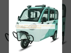 Hành khách 1800W Ba bánh xe điện Tuk Tuk Sân sạc nhanh xe đóng phạm vi 180km